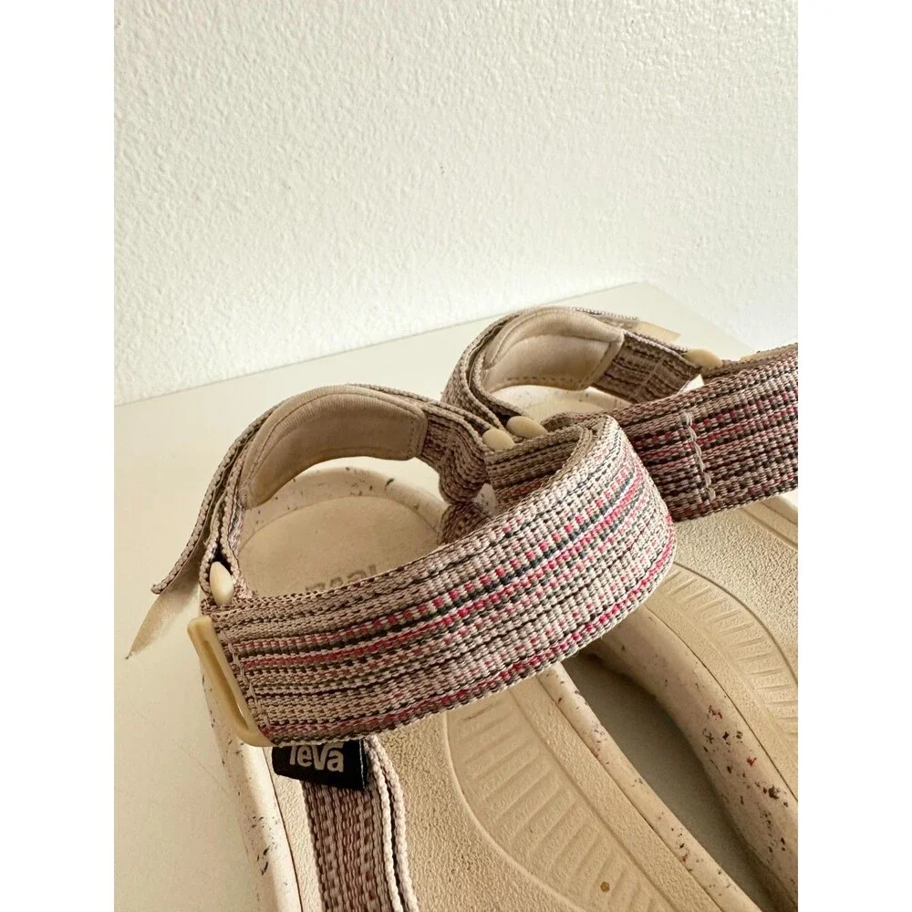 Teva X Stance Hurricane XLT2 Ivory Sport Hiking Water Sandals Camping Men's 7